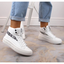 Sportschuhe isoliert Big Star W INT1901A weiß 2