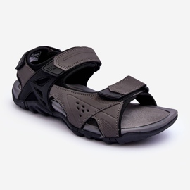 Herren-Sportsandalen 4F 4FSS23FSANM018-22S Dunkelgrau 1