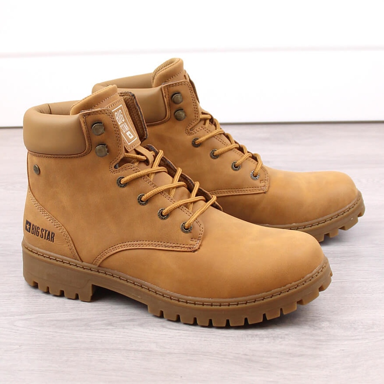 Hohe Herrenstiefel Kamel Big Star KK174207 braun 1