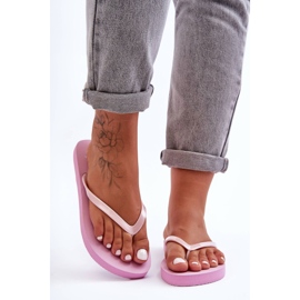 Damen-Flip-Flops 4F 4FSS23FFLIF064-56S Rosa 1