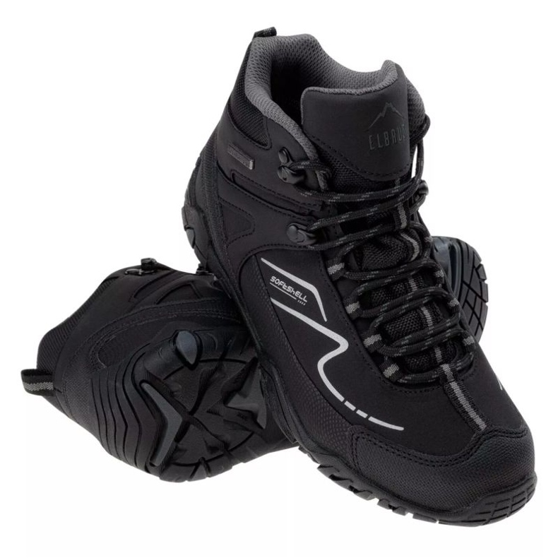 Elbrus Maash Mid Wp Teen Schuhe 92800377078 schwarz 1