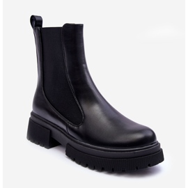 FD1 Klassische Leder-Jodhpurstiefel Schwarz Isminna 2