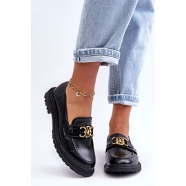 PS1 Damen-Slipper mit flachem Absatz, schwarze Sincias 2