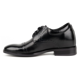 Olivier Formale Herren-Lederschuhe MP45KB schwarz 2