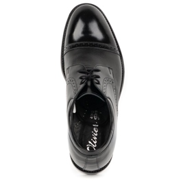 Olivier Formale Herren-Lederschuhe MP45KB schwarz 9