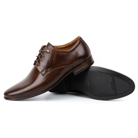 Olivier Formale Herren-Lederschuhe 480 dunkelbraun 3