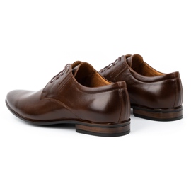 Olivier Formale Herren-Lederschuhe 480 dunkelbraun 5