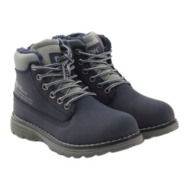DK Winterwanderschuhe mit Reißverschluss 75009 navy blau grau 4