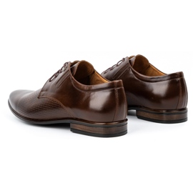 Olivier Formale Herren-Lederschuhe 482 dunkelbraun 5