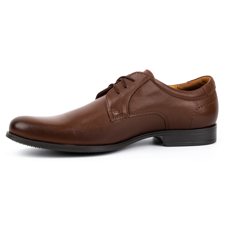 Kampol Elegante Herren-Lederschuhe 344KAM braun 1