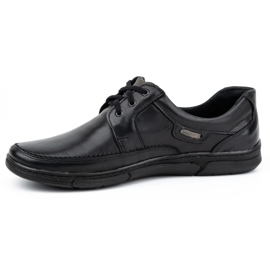 Olivier Herren-Schnürschuh aus Leder 60K schwarz 1