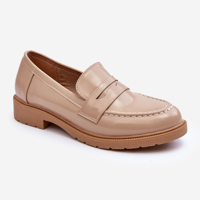FG2 Klassische Damen-Loafer Beige Faradays 1
