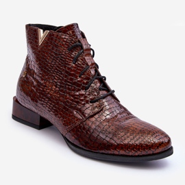 Damen-Lederstiefel Maciejka 5743C-02 Braun 1