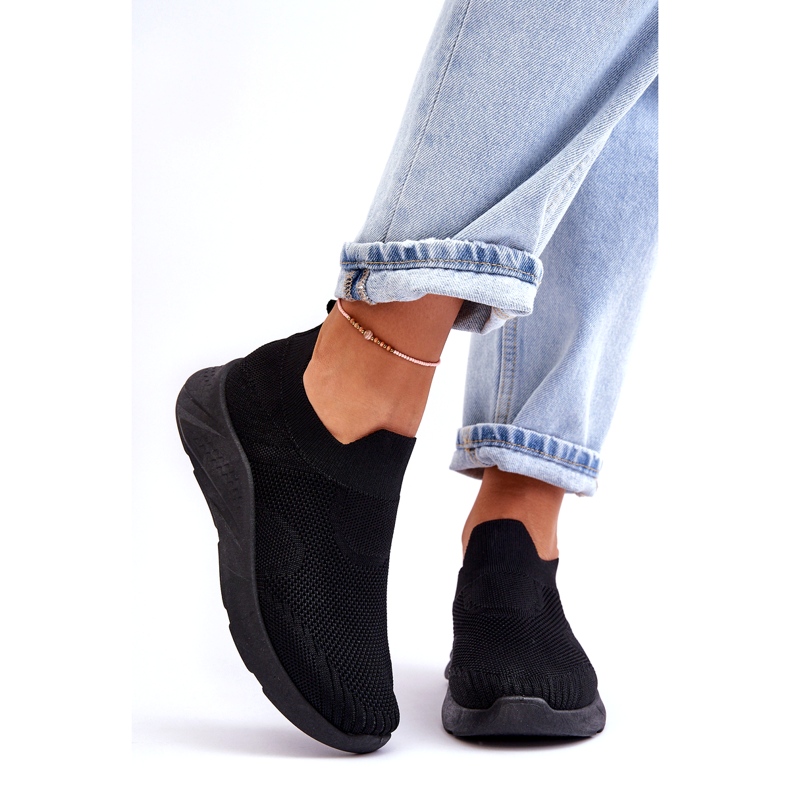 Damen Slip-on-Sportschuhe Schwarz Claris 7