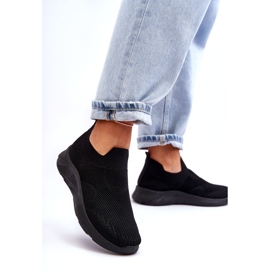 Damen Slip-on-Sportschuhe Schwarz Claris 1