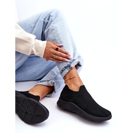 Damen Slip-on-Sportschuhe Schwarz Claris 4