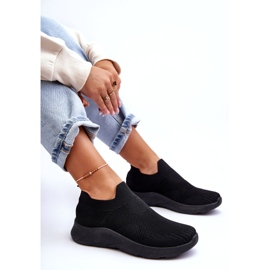 Damen Slip-on-Sportschuhe Schwarz Claris 5