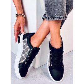 Delay Schwarze Damen-Sneaker 3