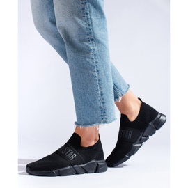 Damenturnschuhe Big Star JJ274296 schwarz 2