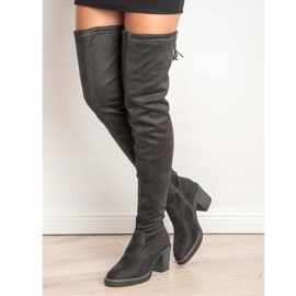 Seastar Hohe Wildlederstiefel grau 2