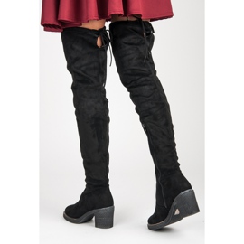 Seastar Hohe Wildlederstiefel schwarz 1