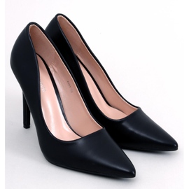 Carra Black Stiletto-Pumps schwarz 1