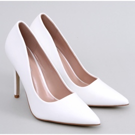 Carra White Stiletto-Pumps weiß 1