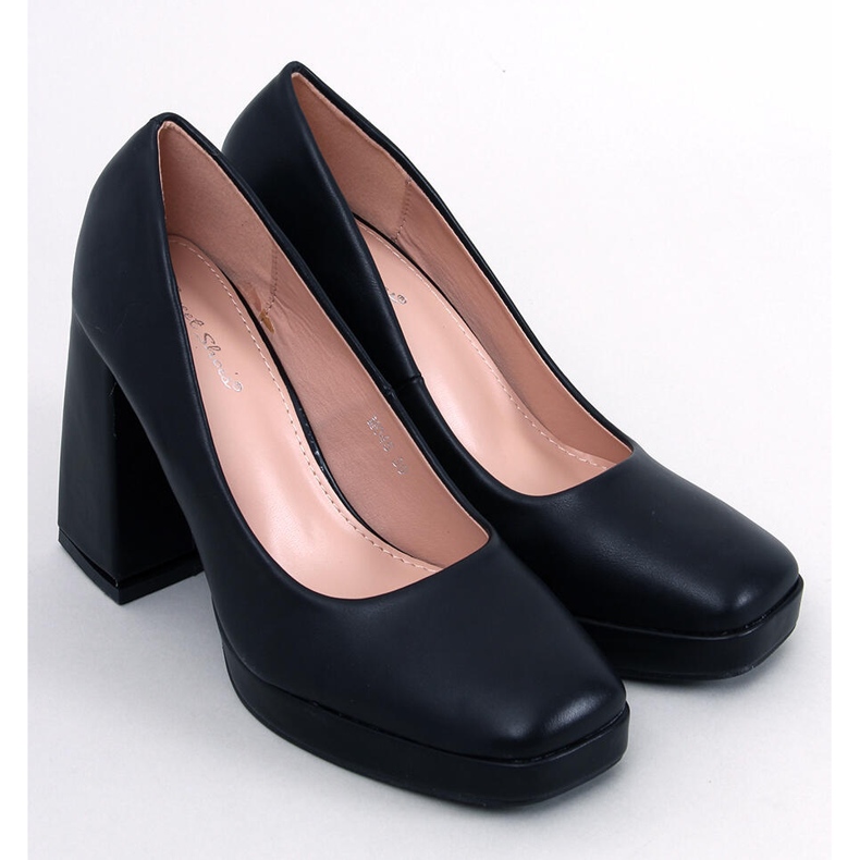 Nessa Schwarze High-Heel-Pumps 1