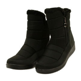 News Isolierte Schneestiefel 5065 für Damen mit Reißverschluss, schwarz NEUIGKEITEN 6