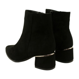 Evento Wildlederstiefel mit Silberverzierung, Schwarz 23BT35-6420 3