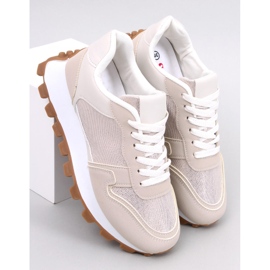 Bois Beige Sneakers mit hohen Sohlen 1