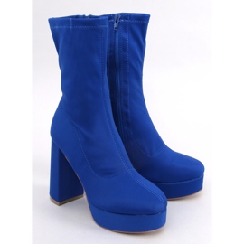 Baldacci Blaue Plateaustiefel 1