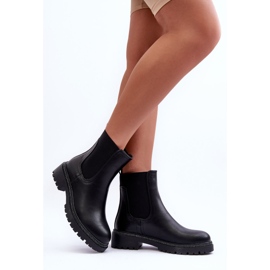 Damen-Jodhpur-Stiefel aus Leder in Schwarz von Crowder 2