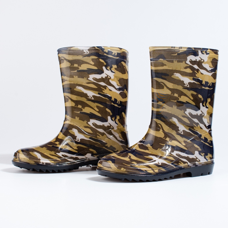 Shelovet Jungen-Camouflage-Gummistiefel mehrfarbig 1