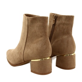 Evento Wildlederstiefel mit Goldverzierung, Beige 23BT35-6420 3