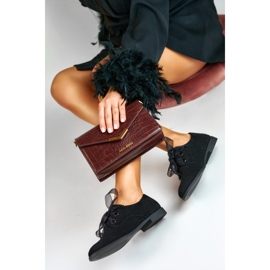 La.Fi Elegante Wildlederschuhe schwarz 2