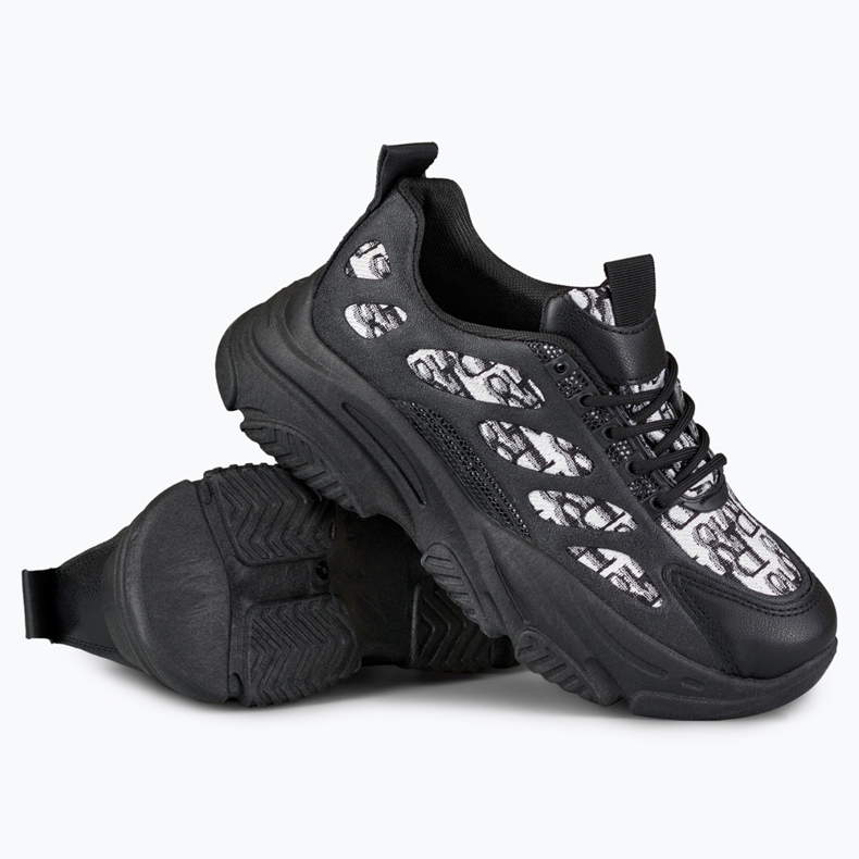 Schwarze Damen-Sneaker von Emis 1