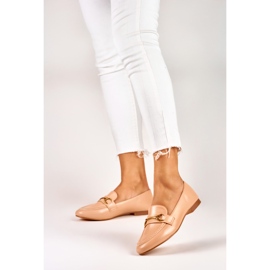 Elegante beige Damenschuhe 2