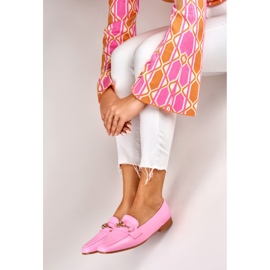 Rosa flache Schuhe 2