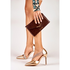 Elegante goldene Anstecknadeln Golden 2