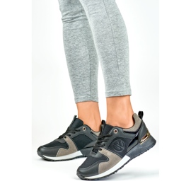 Modische schwarze Jersey-Sneaker 2