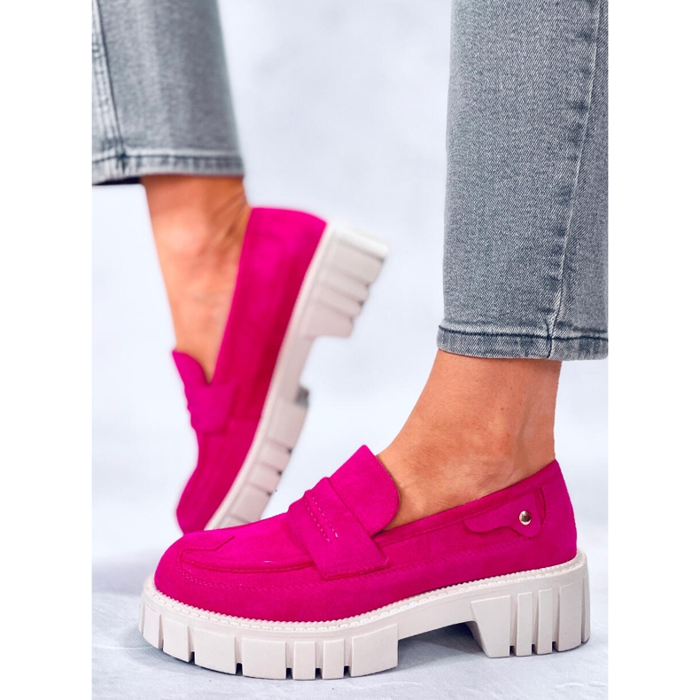 Plateau-Loafer von Chandra Peach rosa 1