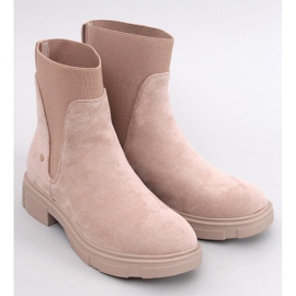 Mead Khaki Damen-Chelsea-Stiefel beige 1