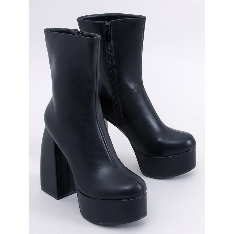 Plateaustiefel von Nicole Black schwarz 1