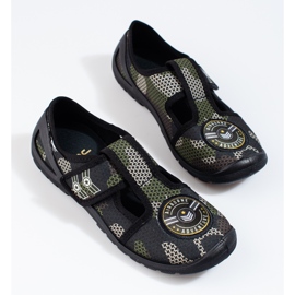 Jungen-Sneaker von Shelovet mit Klettverschluss grau 1