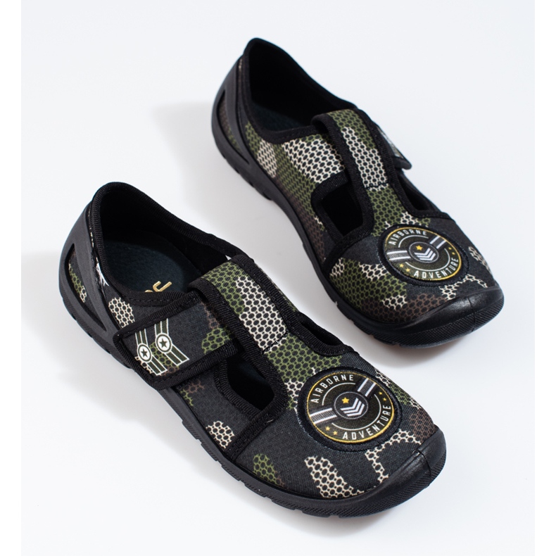 Jungen-Sneaker von Shelovet mit Klettverschluss grau 1