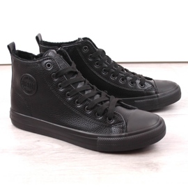 Hochisolierte schwarze Herrensneaker Big Star MM174012 1