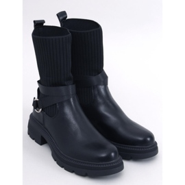Schwarze elastische Stiefeletten von Shaffer 1