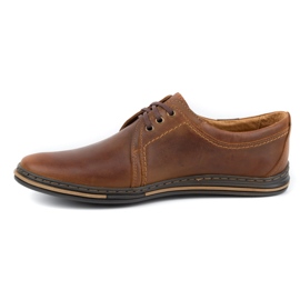 Polbut Lederschuhe für Herren 343 camel braun 1