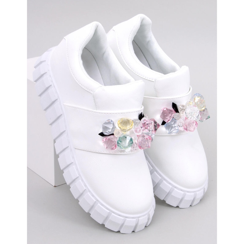 Plateau-Brogues von Worth White weiß 1